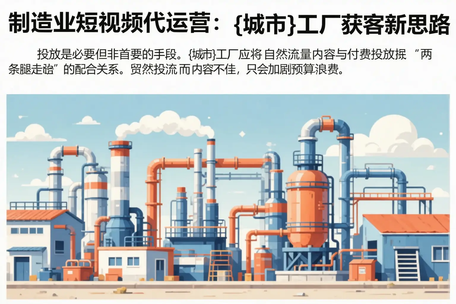 制造业短视频代运营：果洛工厂获客新思路