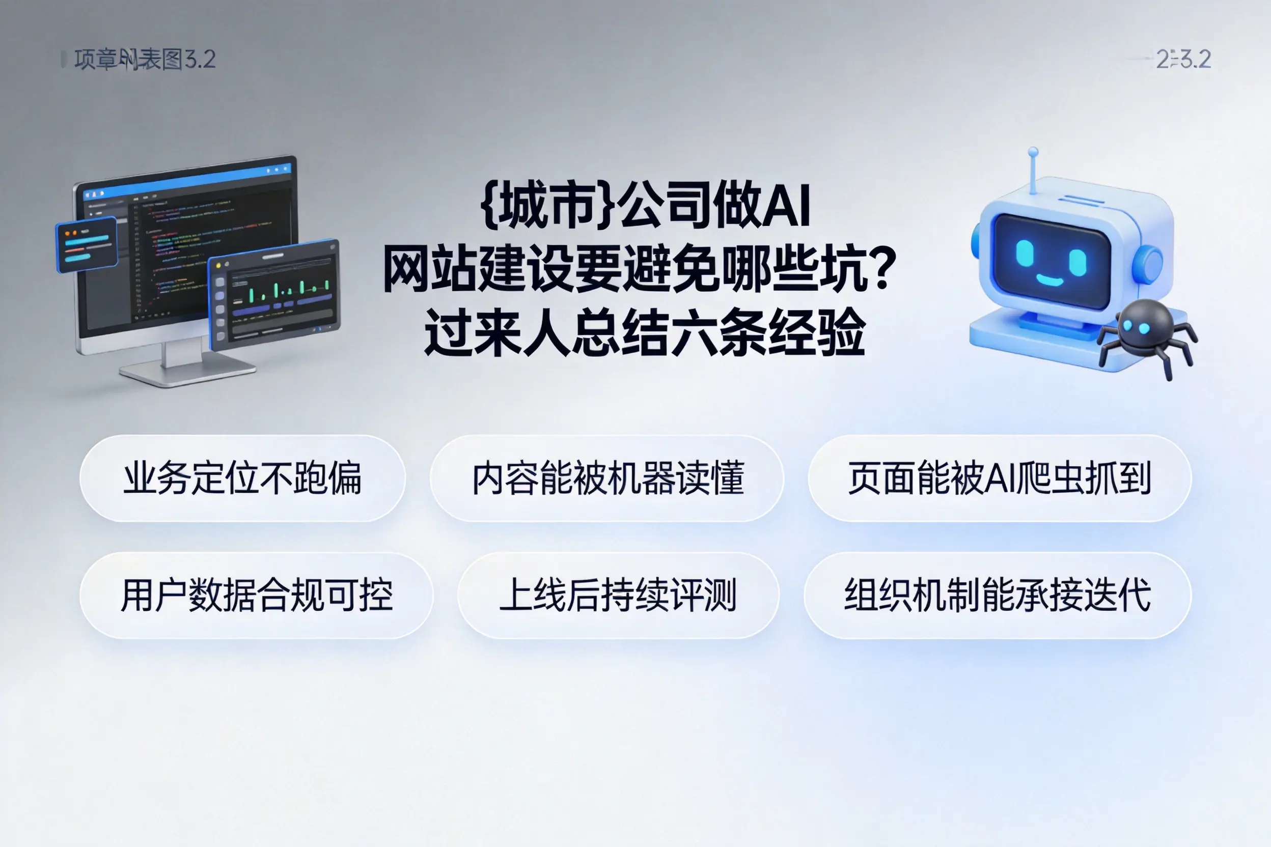 果洛公司做AI网站建设要避免哪些坑？过来人总结六条经验
