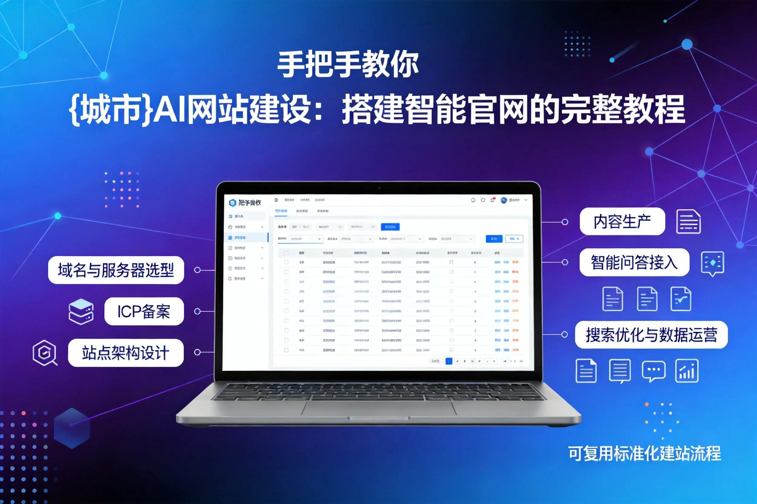 手把手教你果洛AI网站建设:搭建智能官网的完整教程