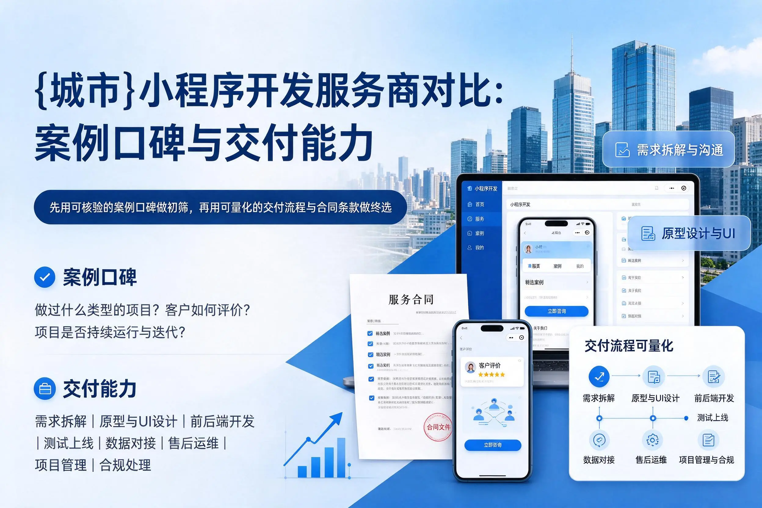 果洛小程序开发服务商对比：案例口碑与交付能力