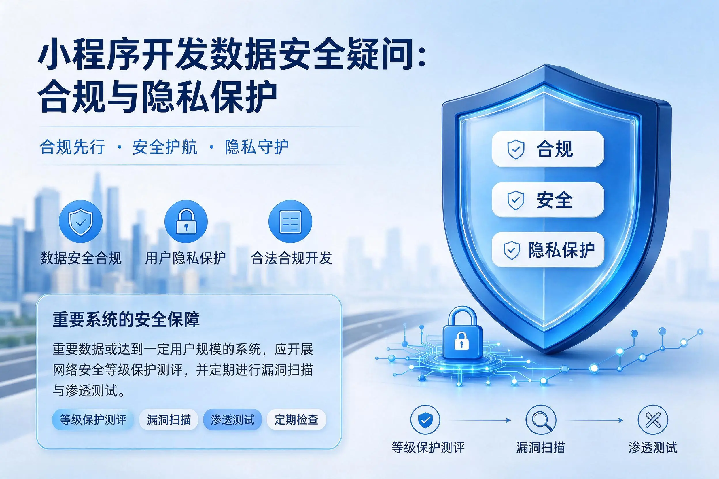 果洛小程序开发数据安全疑问：合规与隐私保护