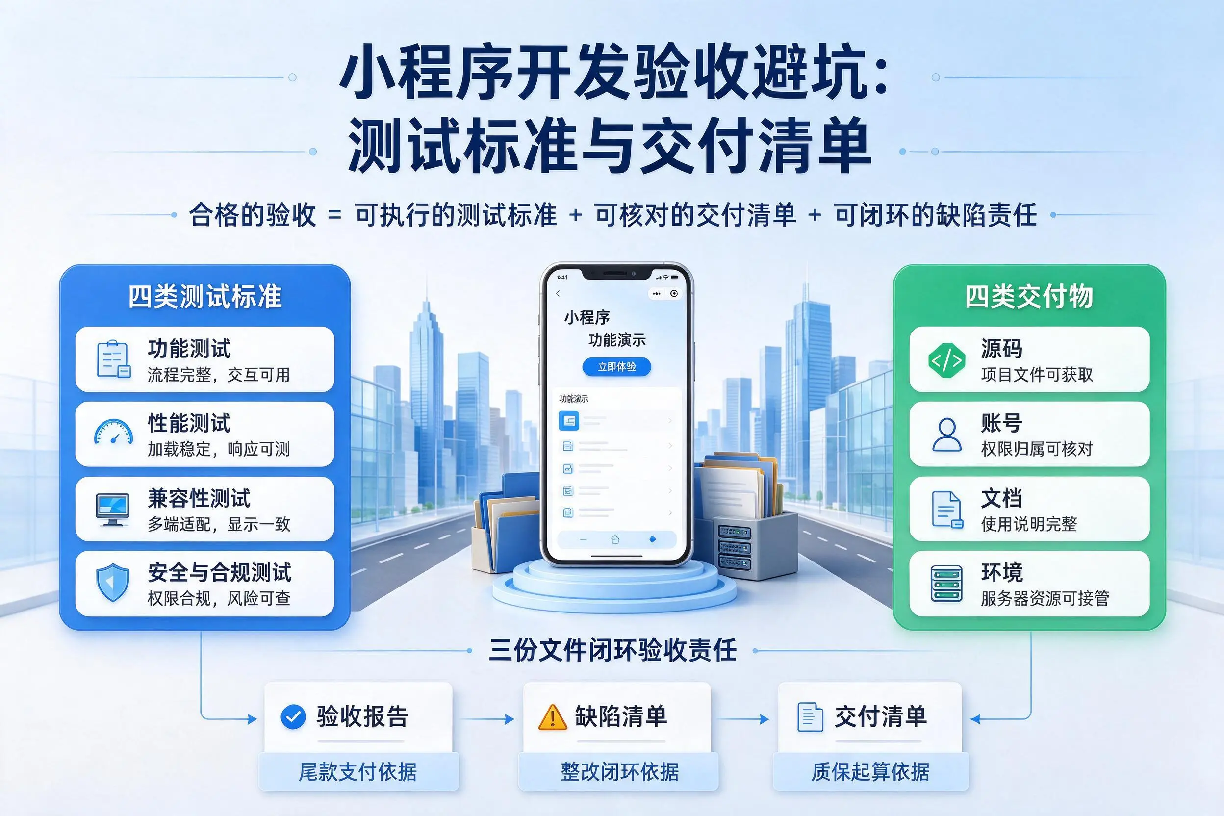 果洛小程序开发验收避坑:测试标准与交付清单