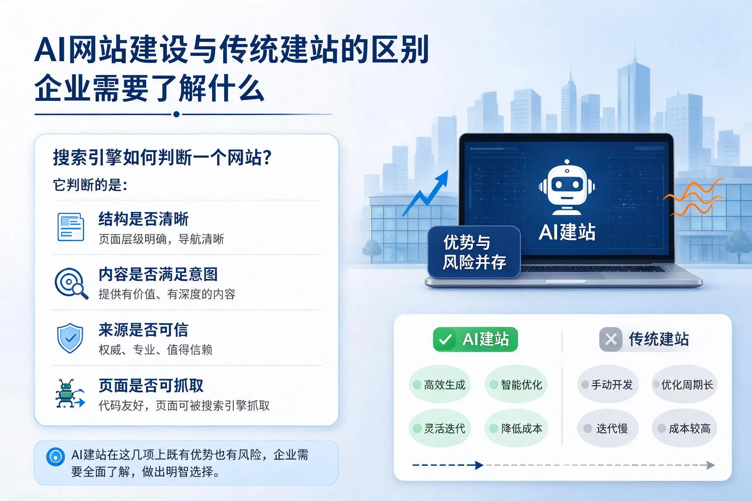 AI网站建设与传统建站的区别，果洛企业需要了解什么