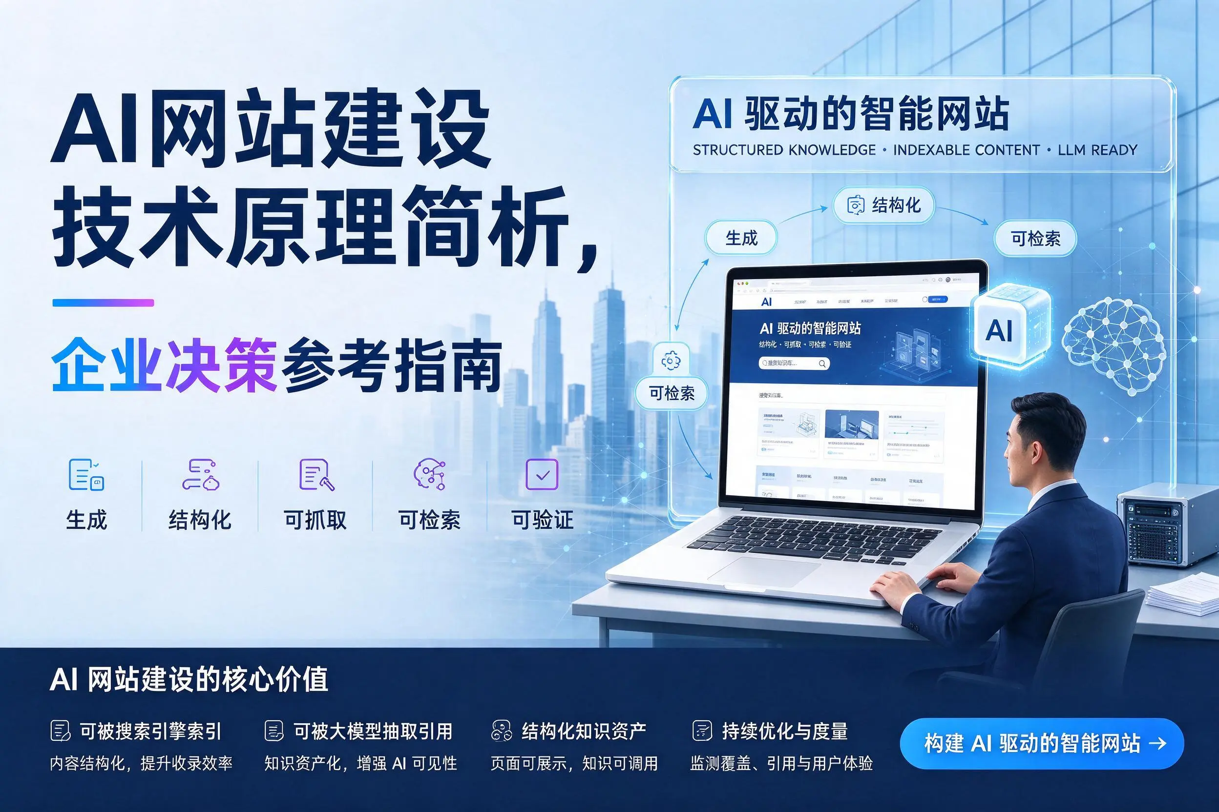 AI网站建设技术原理简析，果洛企业决策参考指南