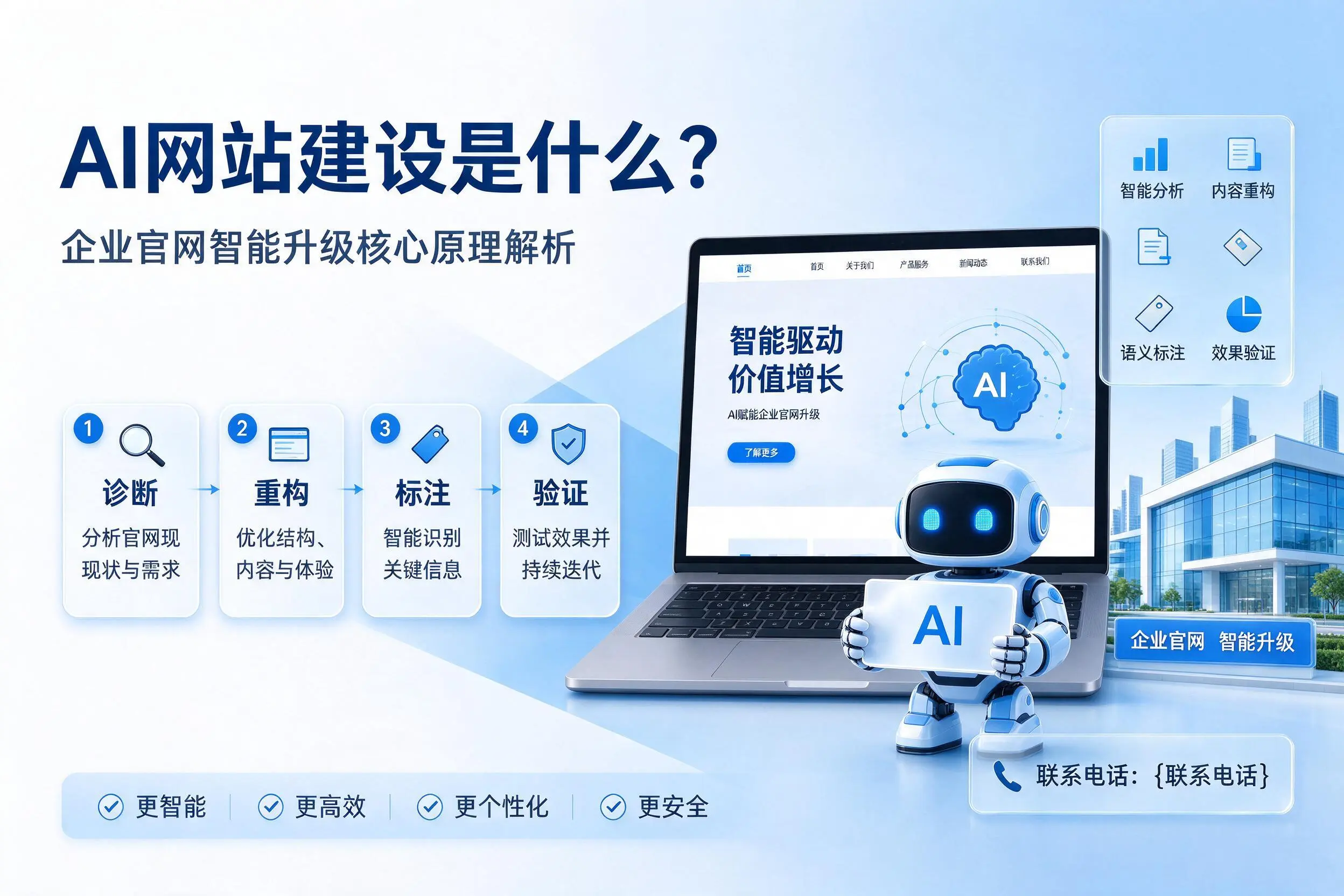 AI网站建设是什么？果洛企业官网智能升级核心原理解析