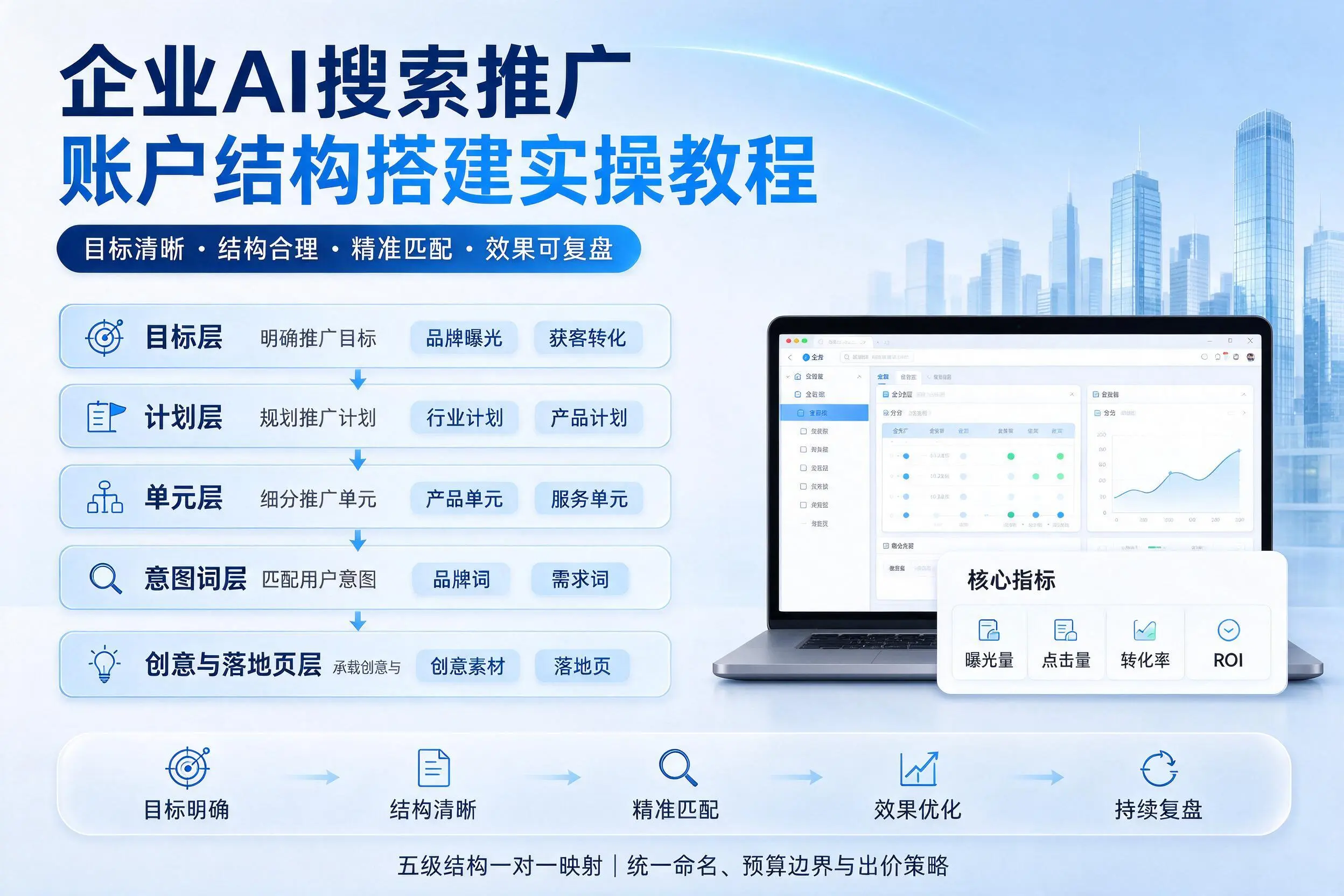 果洛企业AI搜索推广账户结构搭建实操教程